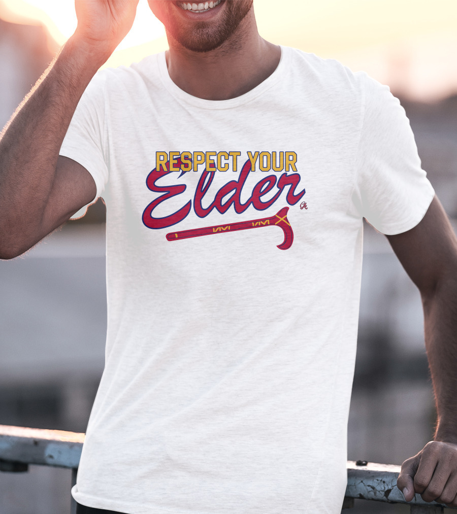 Respect Your Elder Baseball-Inspired Chatting Average Merch T-Shirt