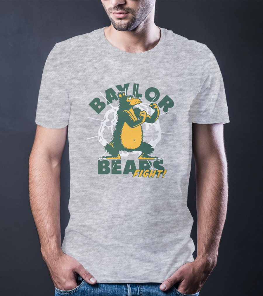 Baylor Bears Fight Vintage Style Homefield Store T-Shirt