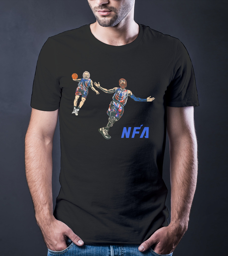 Big Cat NFA Jerry And Brent Dunk Dead 79 Basketball T-Shirt