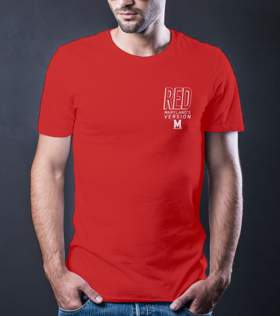 Red Maryland's Version TerrapinHoops M T-Shirt