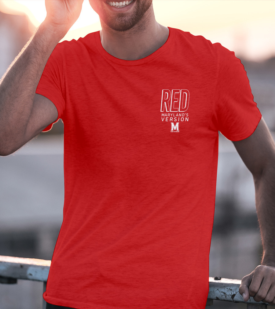 Red Maryland's Version TerrapinHoops M T-Shirt