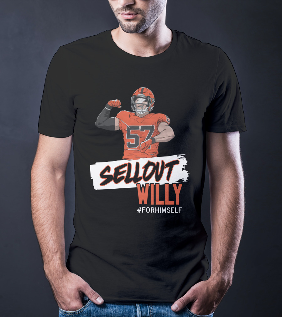 Sellout Willy Forhimself Barstoolsports Football Player T-Shirt