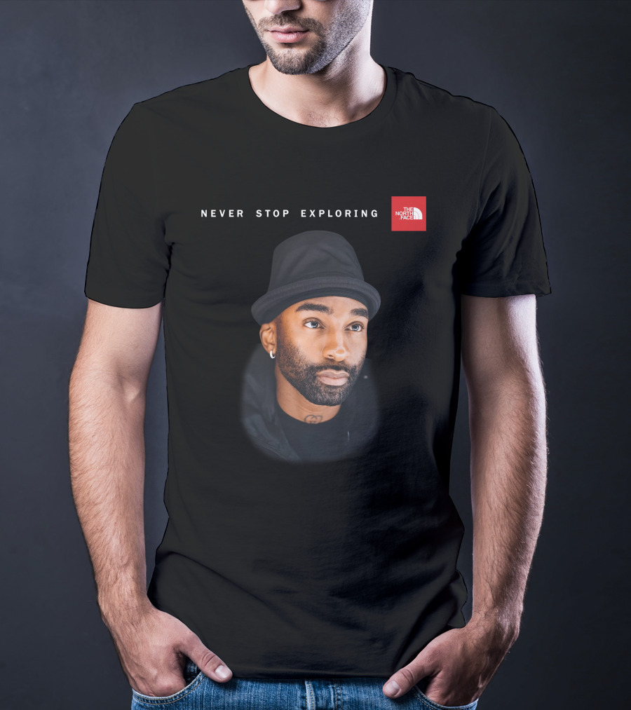 Never Stop Exploring The North Face Featuring Riky Rick Shaunkeyz T-Shirt