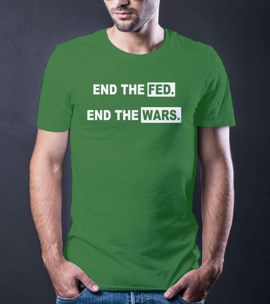 End The Fed End The Wars Shmichard Schmerez T-Shirt