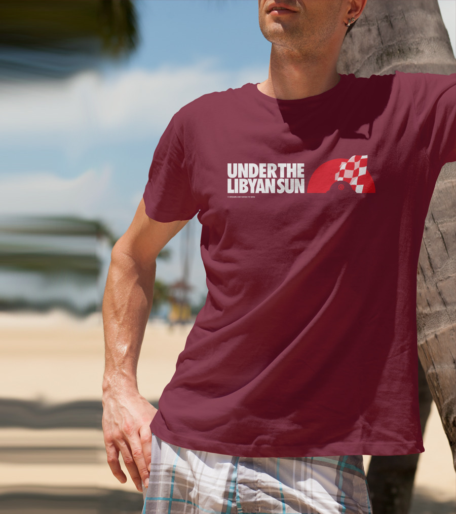 Ste Hoare Under The Libyan Sun Racing Checkered Flag T-Shirt