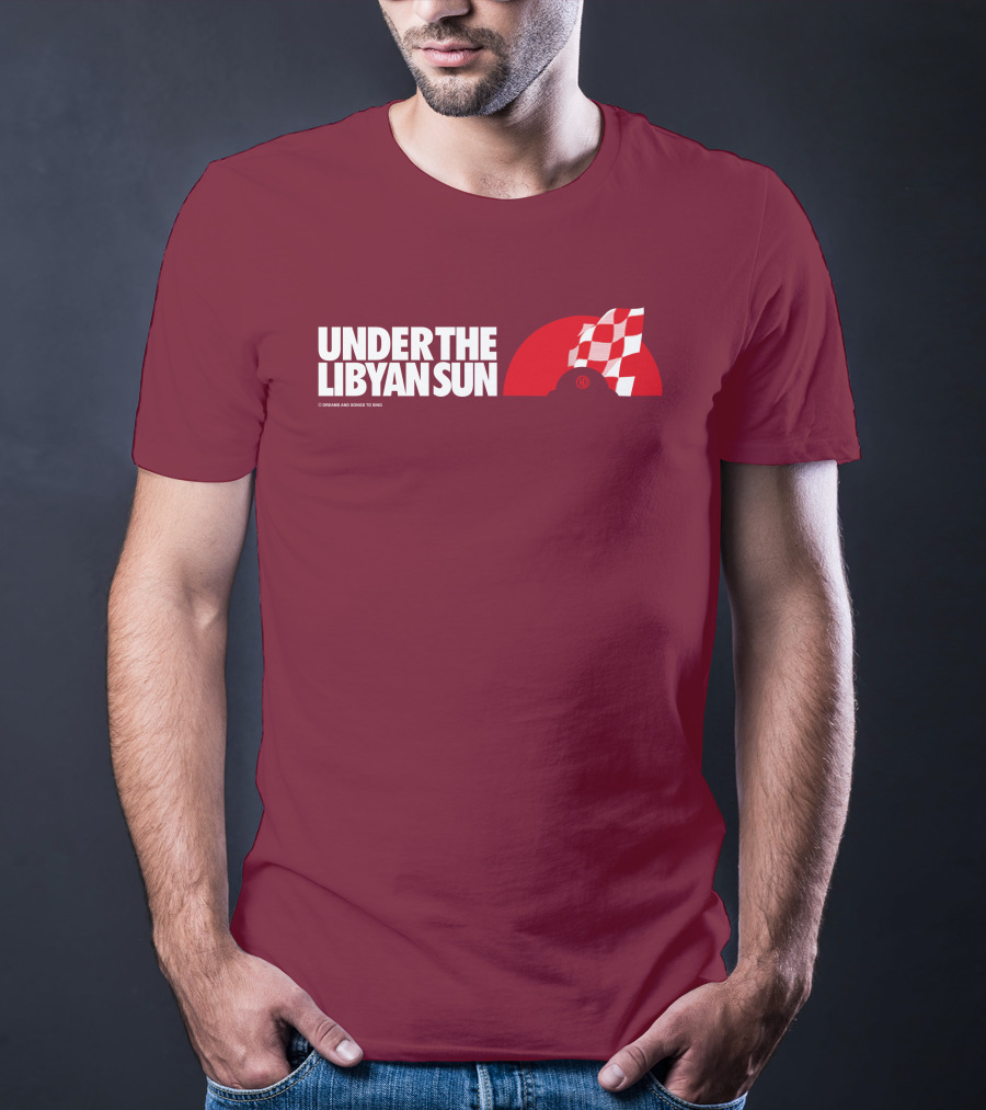 Ste Hoare Under The Libyan Sun Racing Checkered Flag T-Shirt