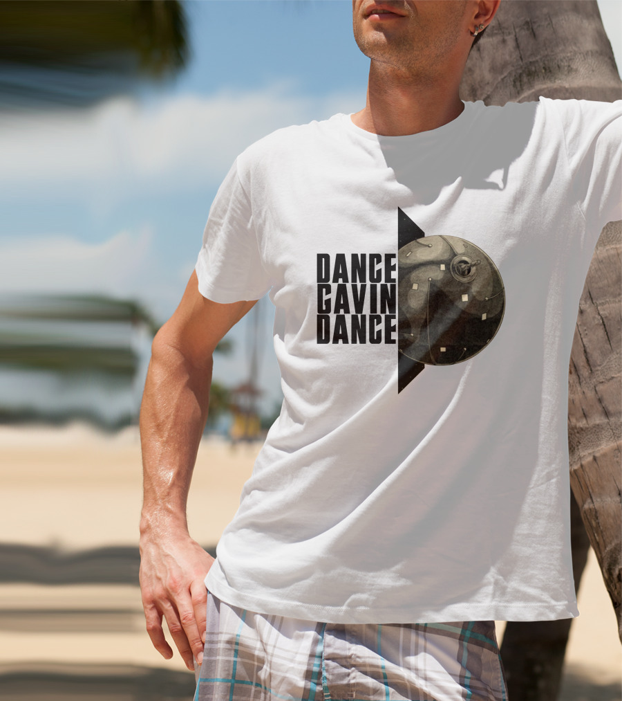 Dance Gavin Dance Self Titled Alternate Reality Tan Spaceship T-Shirt