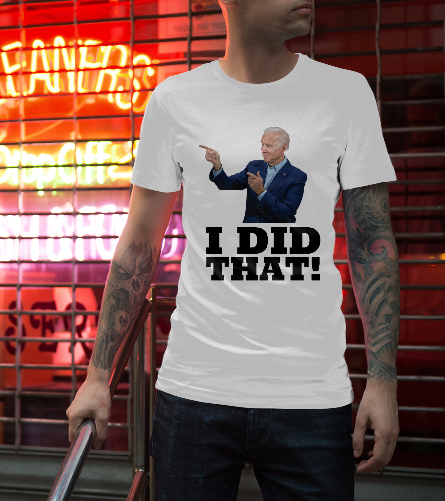 I Did That Jb Pointing Gesture T-Shirt