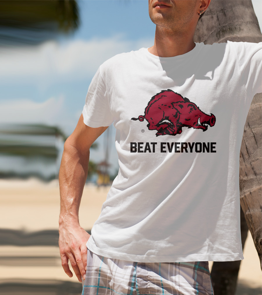 Beat Everyone Razorback Football T-Shirt