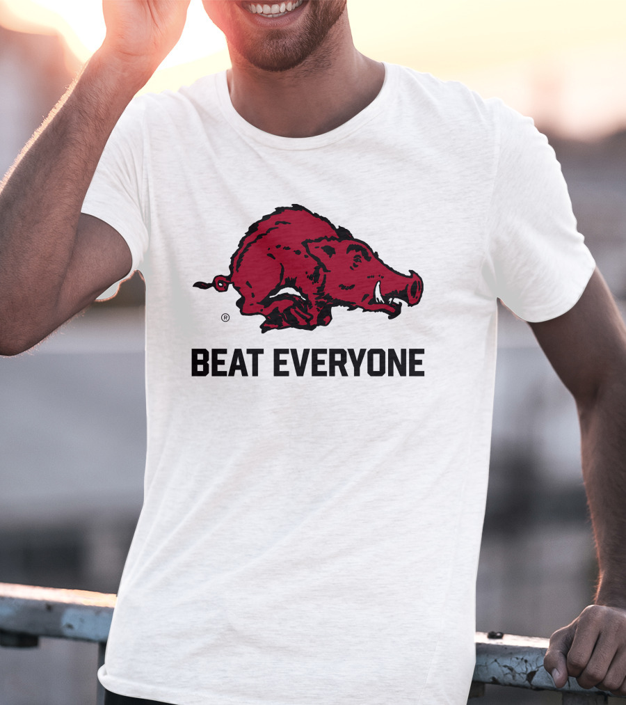 Beat Everyone Razorback Football T-Shirt