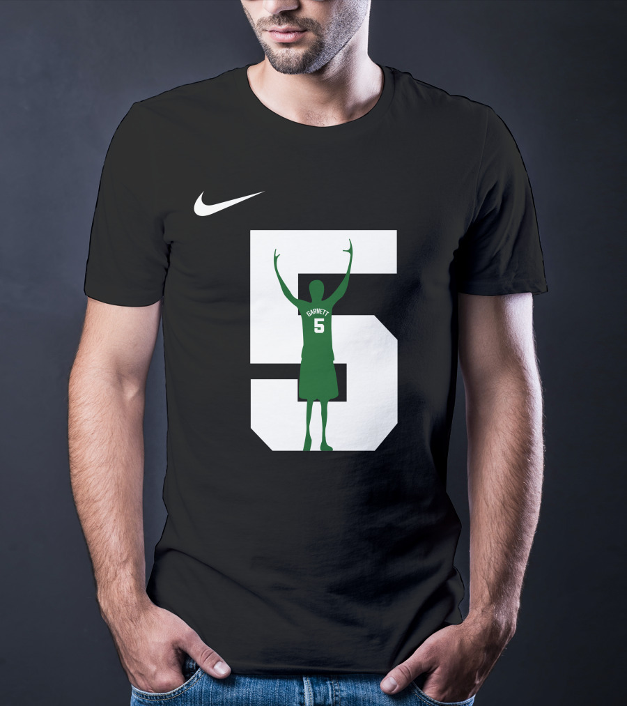 Kevin Garnett 5 Celtics NBC Sports Boston Honor T-Shirt