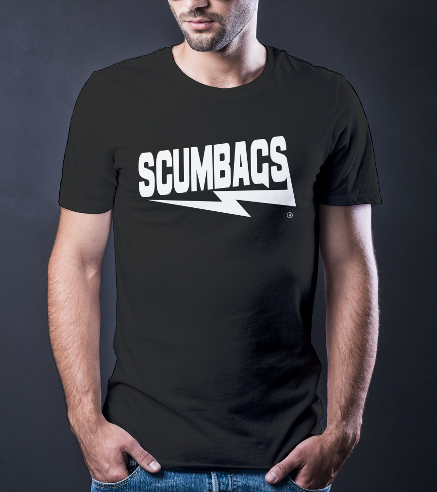 Beetlejuice Green Scumbags Scumbagsco Merch Mark Grant Lightning T-Shirt