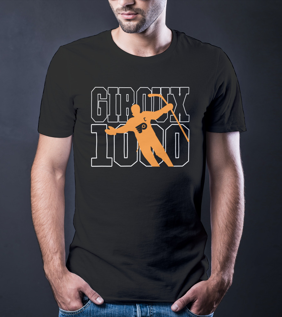 Giroux 1000 Philadelphia Flyers Hockey T-Shirt