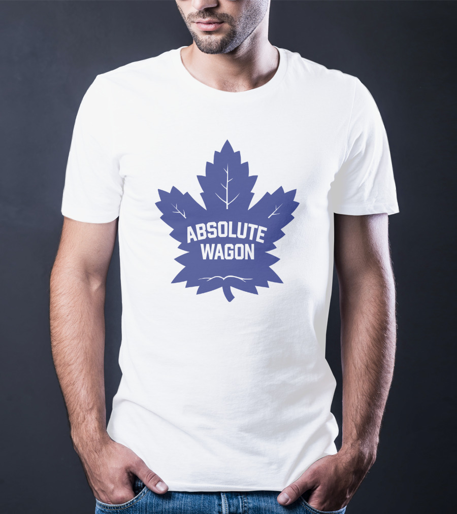 Spittin' Chiclets Merchandise Absolute Wagon Maple Leaf T-Shirt