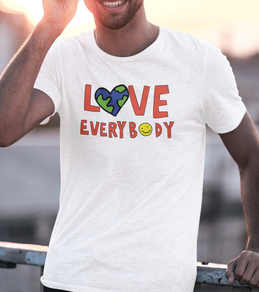 Marquez Valdes Scantling Love Everybody Heart Earth Smile Merch T-Shirt
