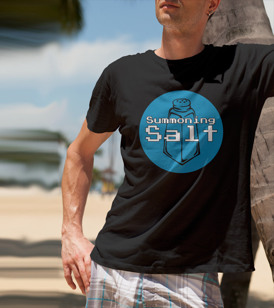 Summoning Salt Retro Gaming Icon With Pixel Art Salt Shaker T-Shirt