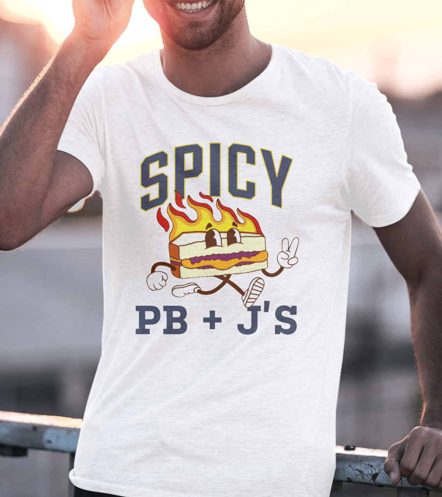 Kevin Kfc Clancy John Feits Feitelberg Spicy PB And J's Flamin’ Sandwich Character T-Shirt
