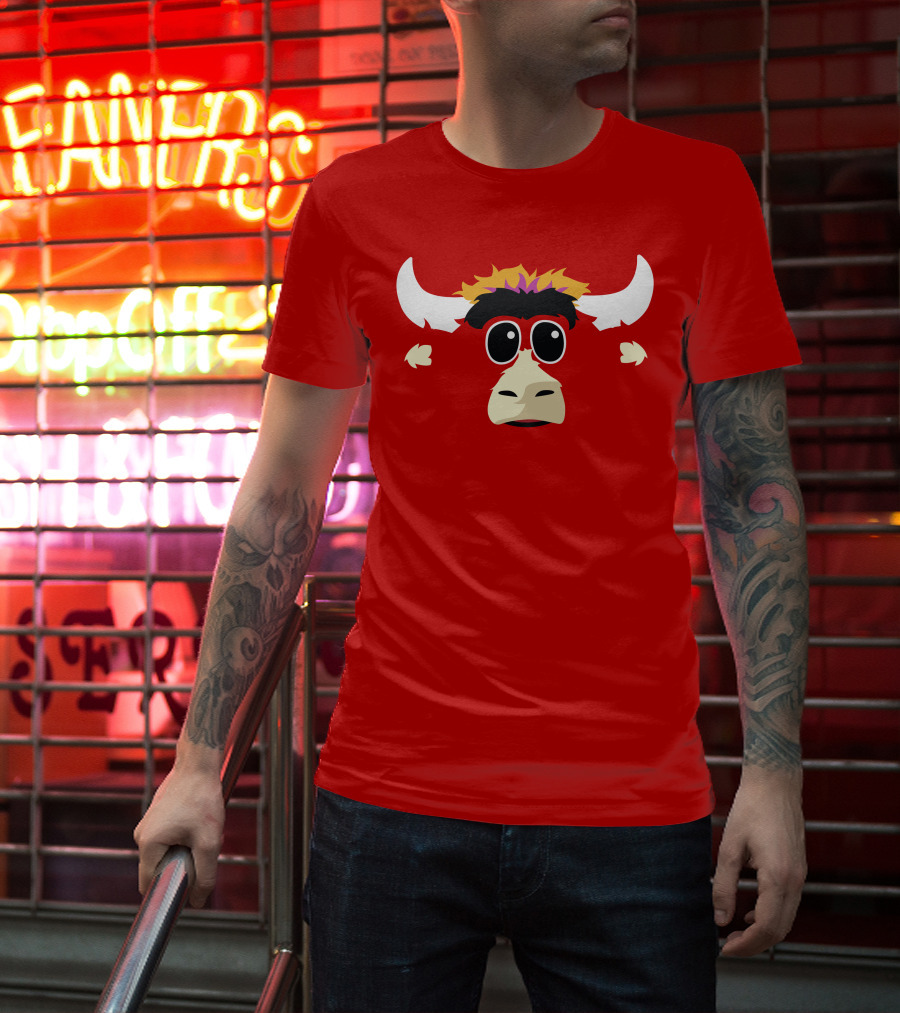 Benny The Bull Obama Chicago Bulls Mascot T-Shirt