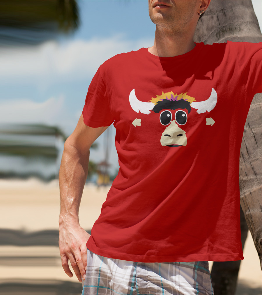 Benny The Bull Obama Chicago Bulls Mascot T-Shirt