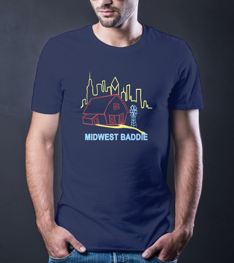 Midwest Baddie Barn Skyline T-Shirt