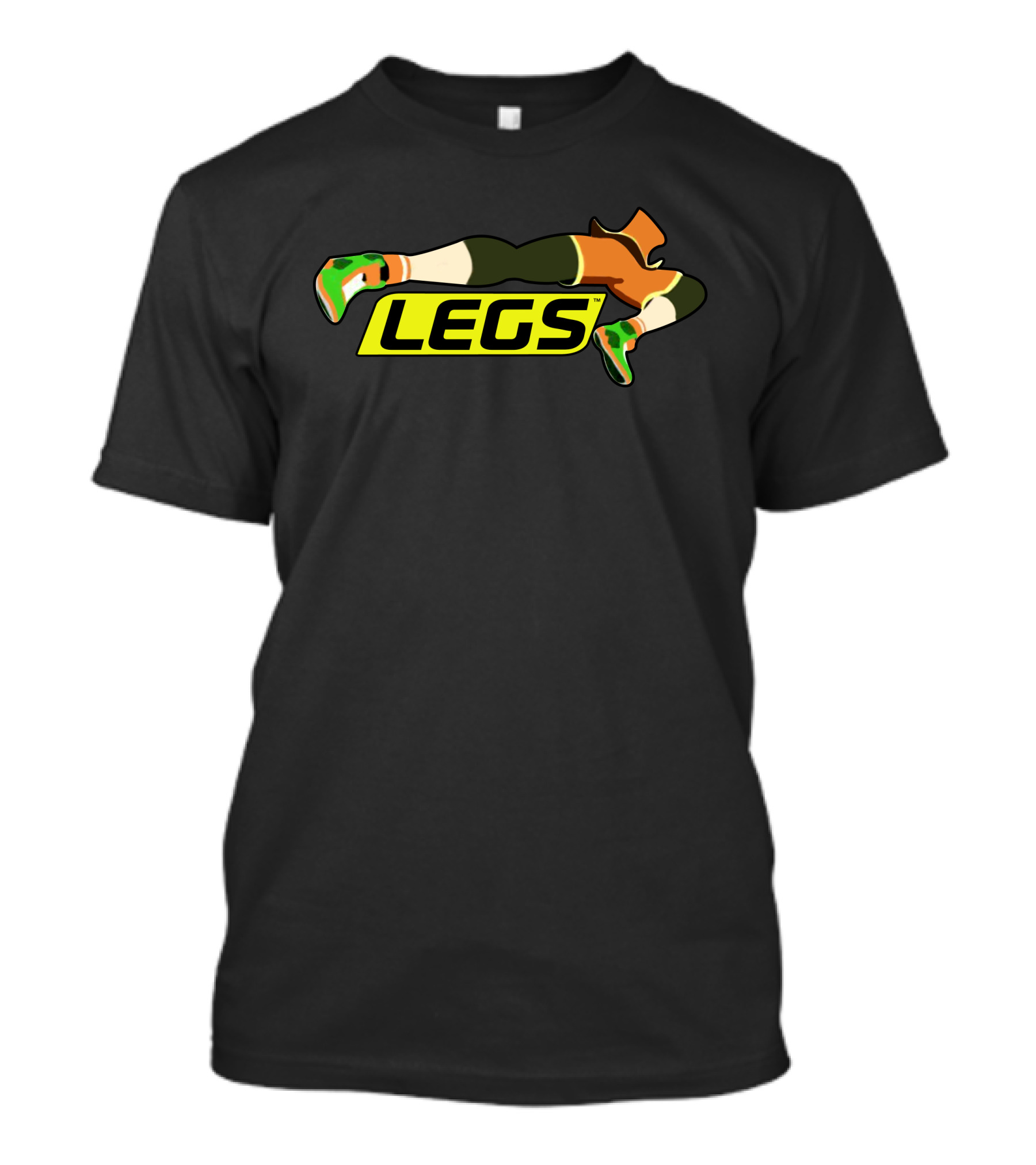 Etika Memorial Legs Iconic Green And Orange T-Shirt