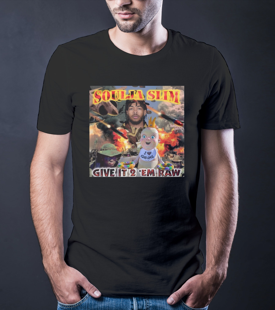 Soulja Slim Give It 2 'Em Raw Brandon Ingram King Cakes Baby Explosion T-Shirt