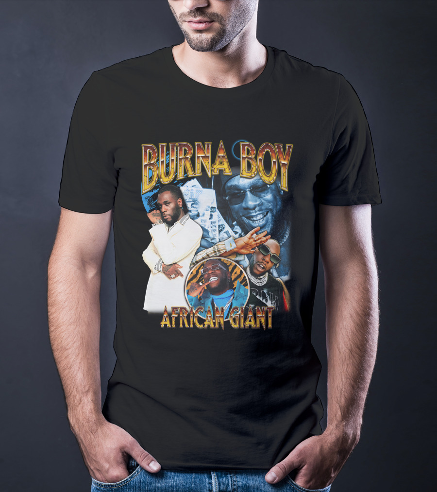 Burna Boy African Giant Sparkboyzco Merch T-Shirt