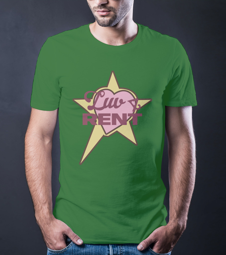 Smino Luv 4 Rent Pink Heart Star T-Shirt