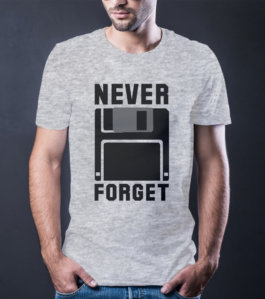 Jack Forge Never Forget Floppy Disk T-Shirt