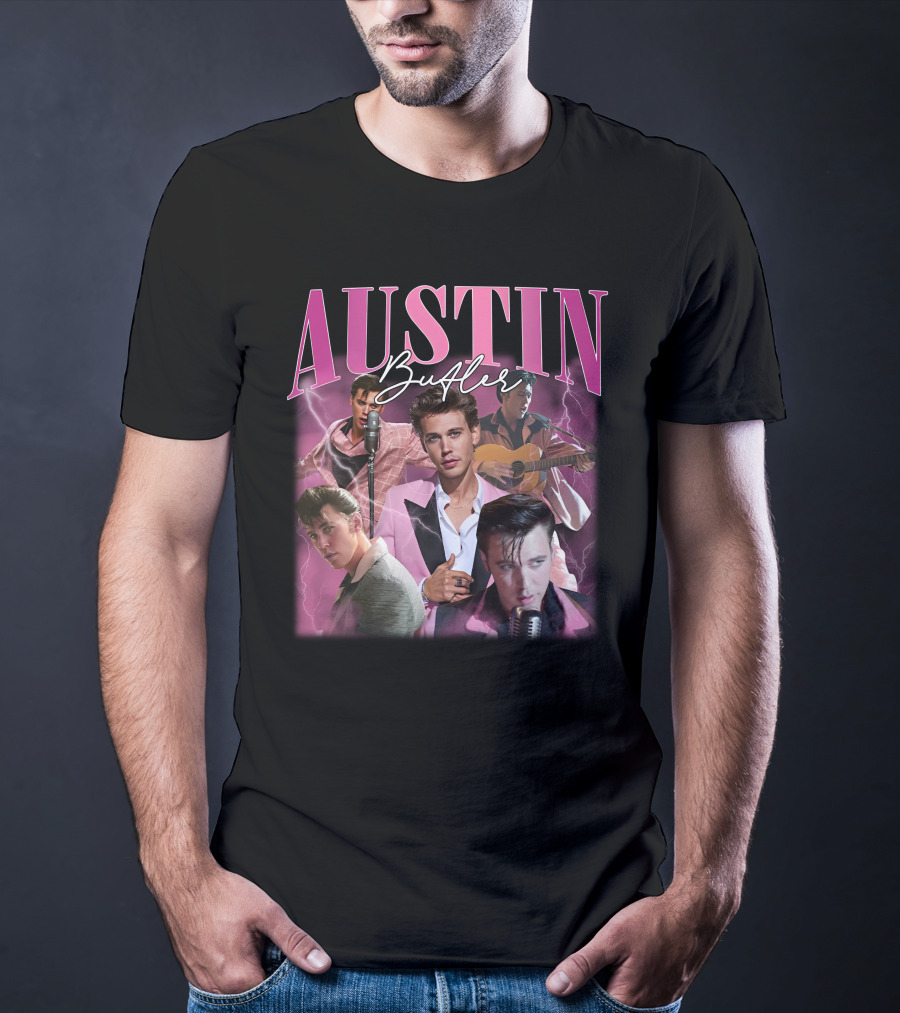 Pretty Basic Podcast Austin Butler Elvis T-Shirt