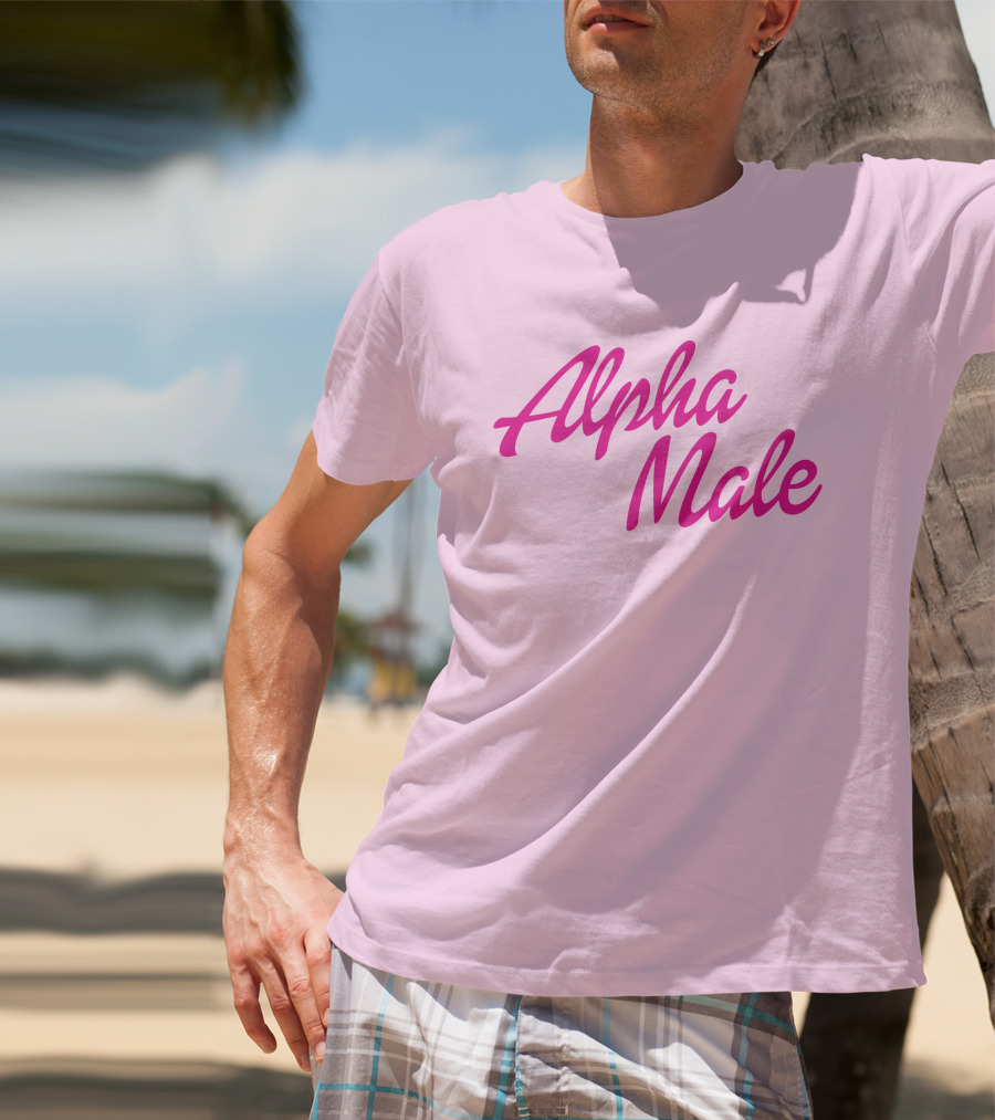 Alpha Male Brys Online Bryson Pink T-Shirt