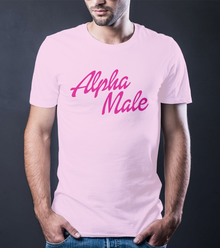 Alpha Male Brys Online Bryson Pink T-Shirt