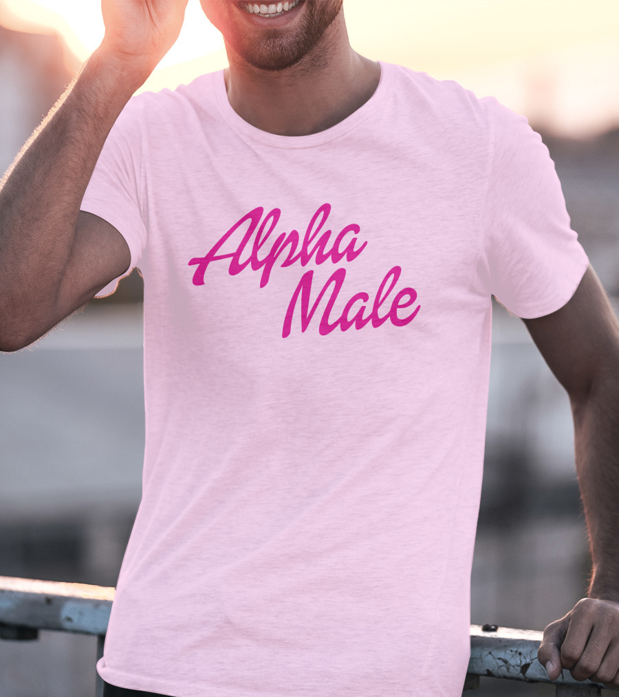 Alpha Male Brys Online Bryson Pink T-Shirt