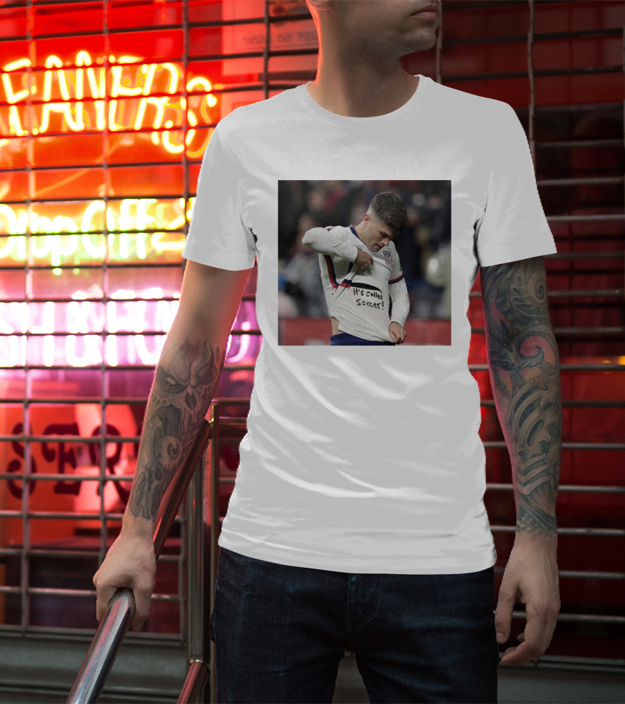 Usa Soccer It's Called Soccer Christian Pulisic Soccer T-Shirt