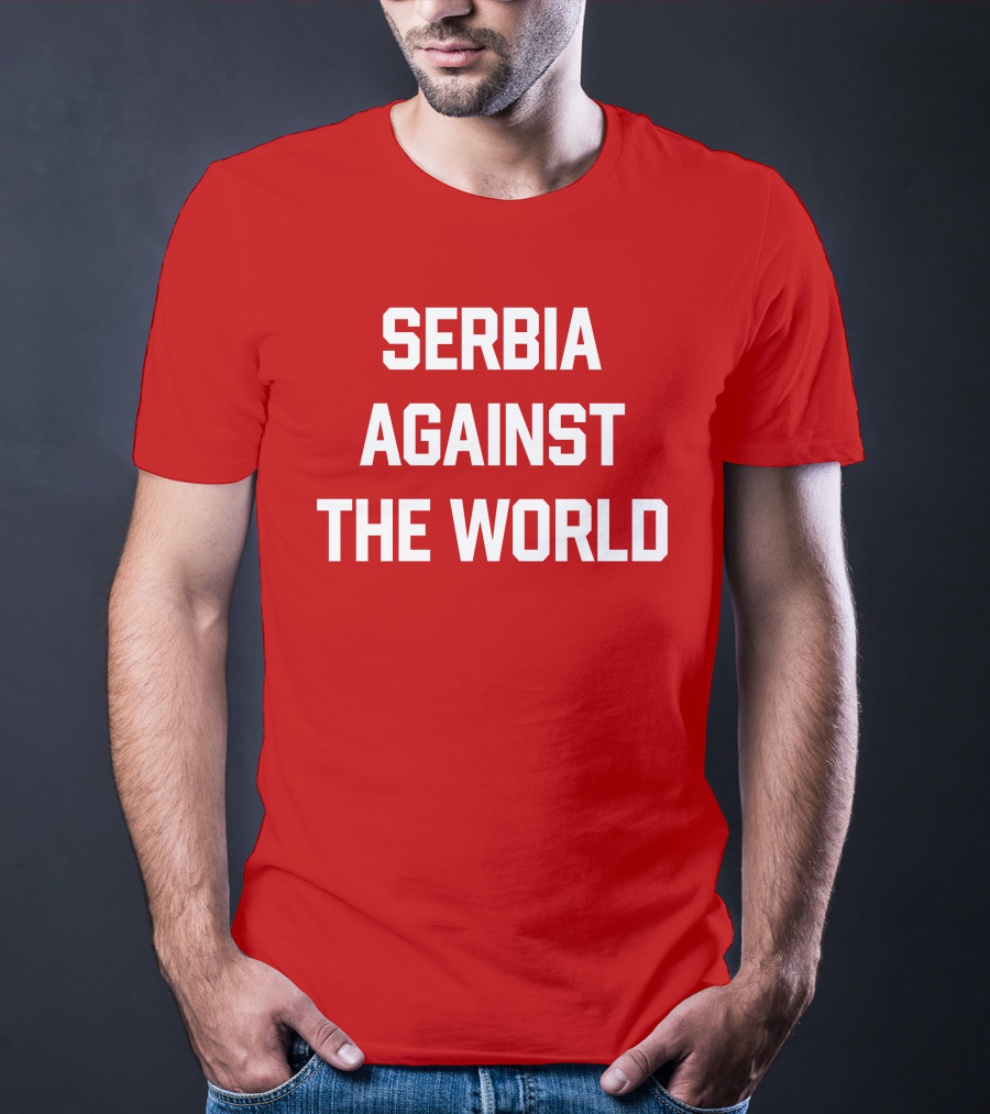 Serbian Football Serbia Against The World Red Passion T-Shirt