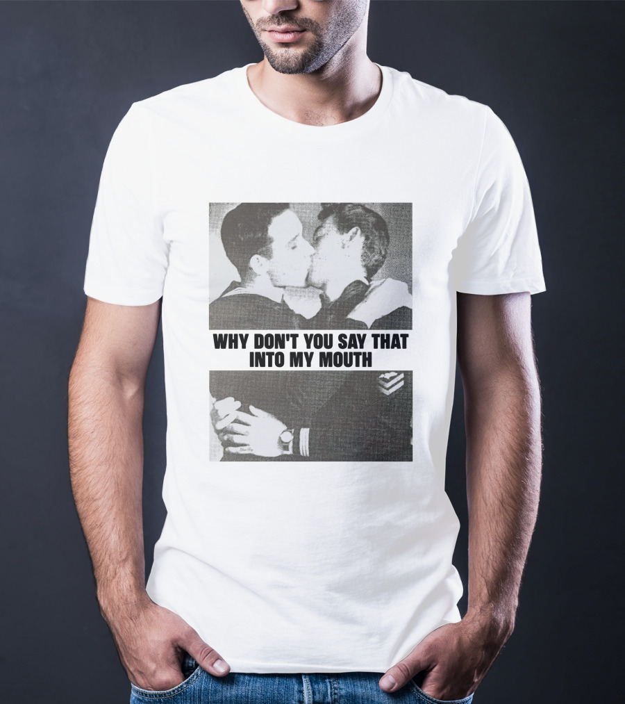 Why Don't You Say That Into My Mouth Frank Iero Must Die T-Shirt