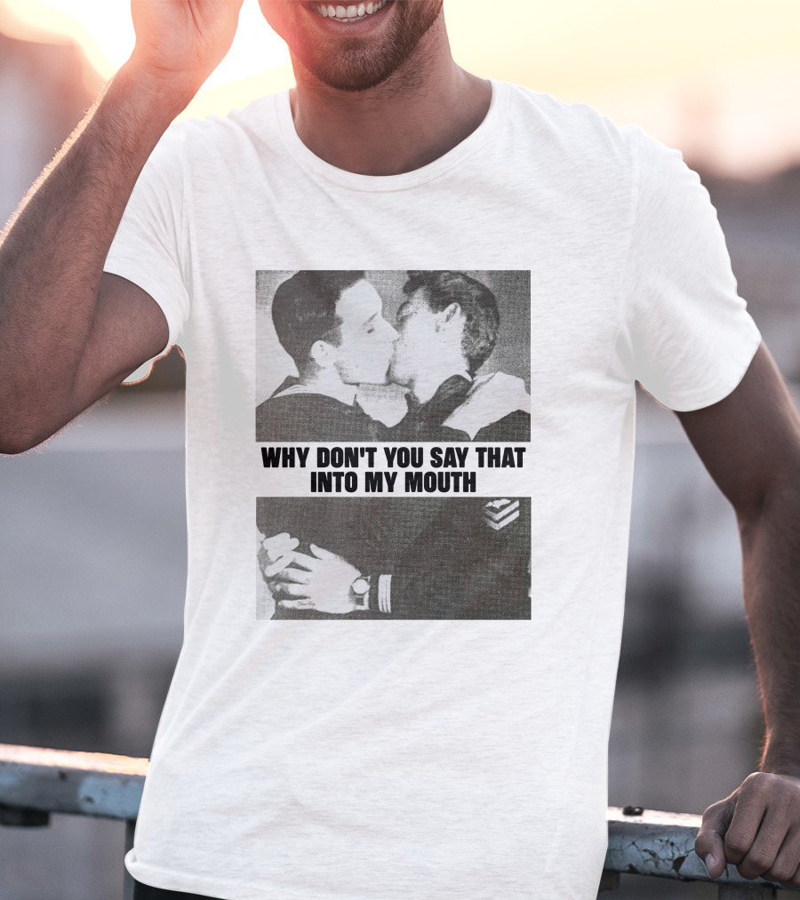 Why Don't You Say That Into My Mouth Frank Iero Must Die T-Shirt