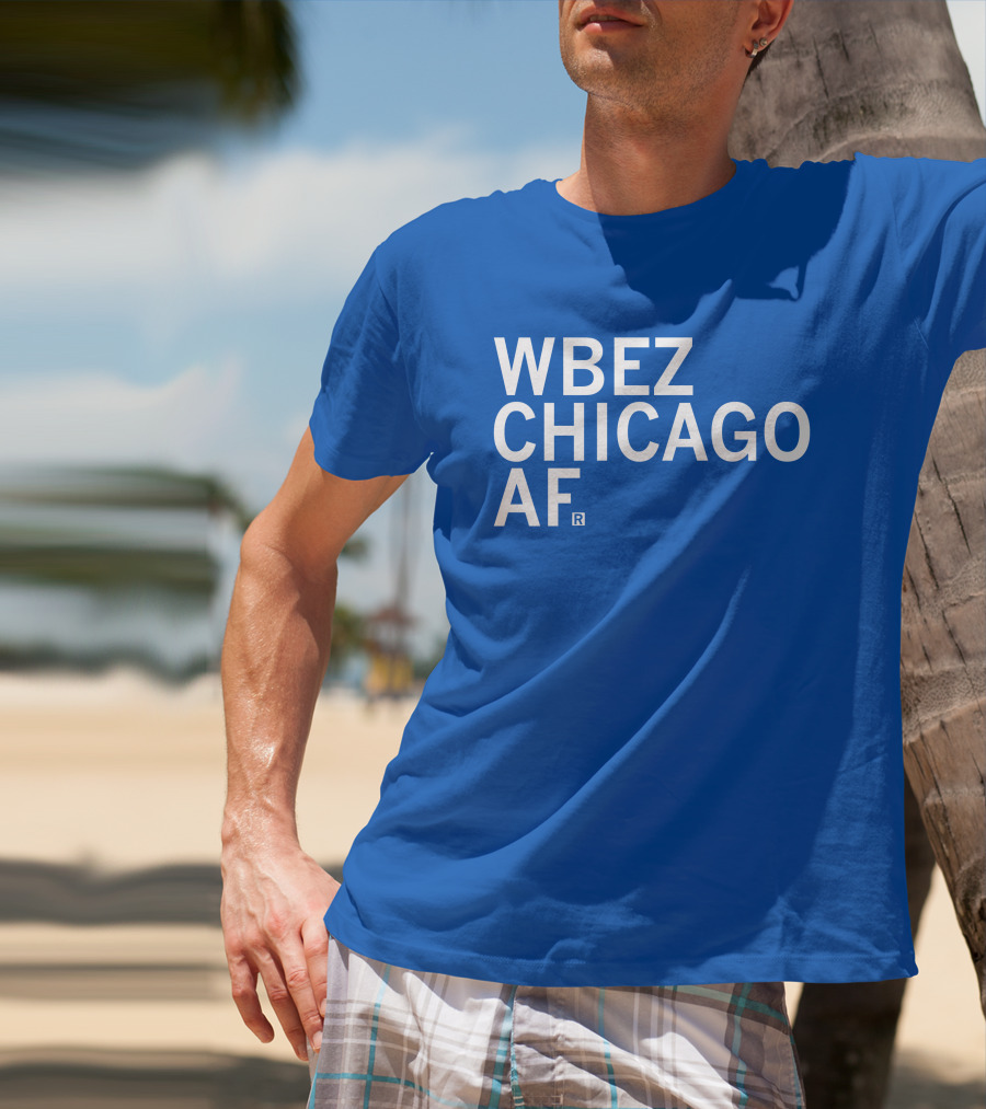 WBEZ Chicago AF Raygun T-Shirt