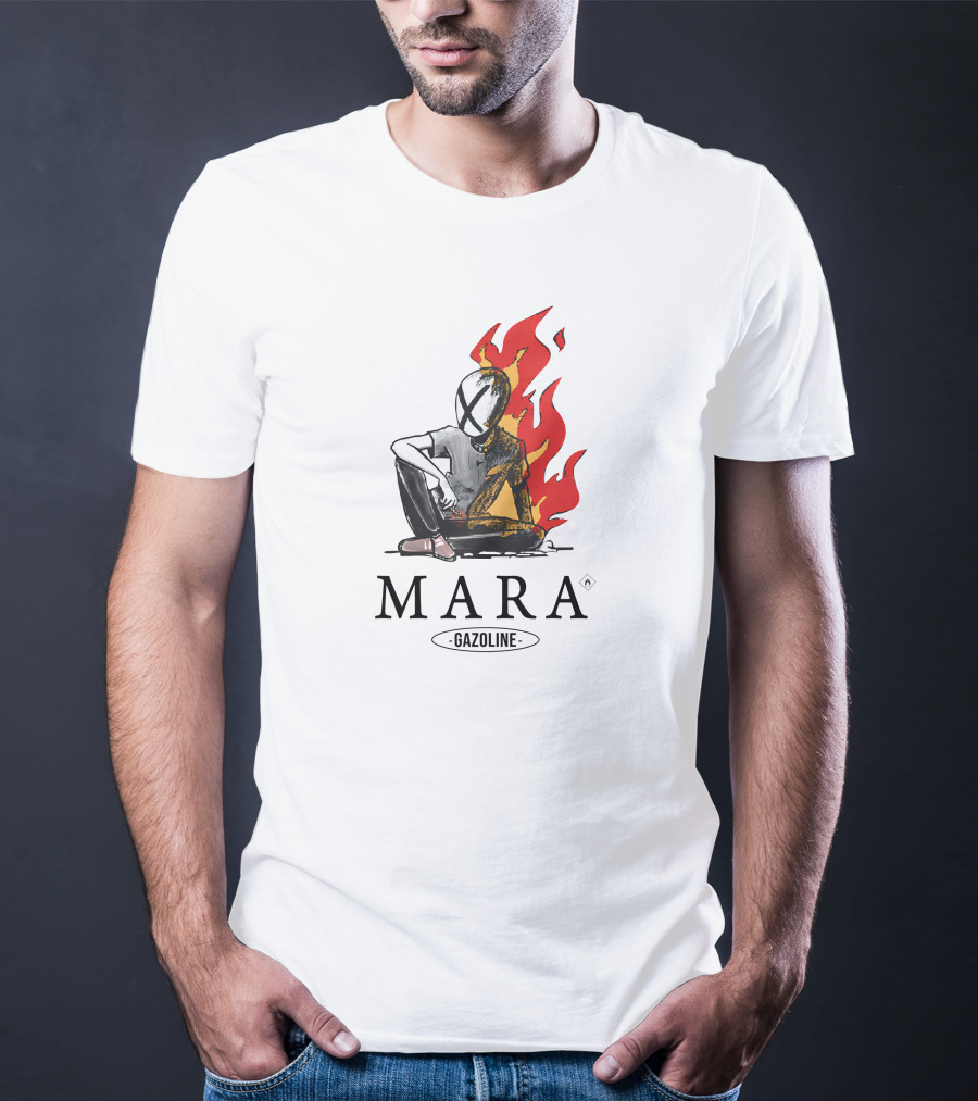 Mara Gazoline Flames Character T-Shirt