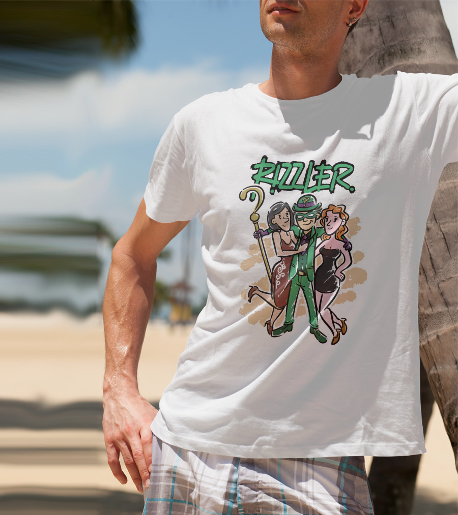 Rizzler Got Funny Merch Playful Villain With Stylish Women T-Shirt