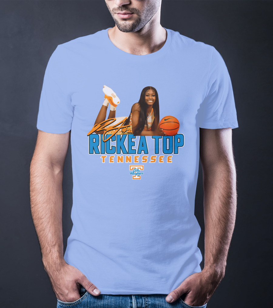 Rickea Top Tennessee Lady Vols Basketball Orange Mountain T-Shirt