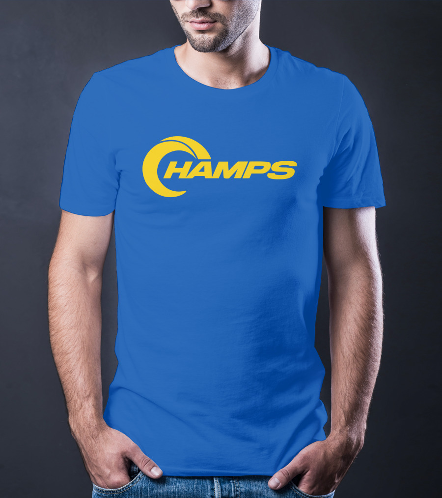 La Champs Danpatrick Yellow Crescent Rams Inspired Merch T-Shirt