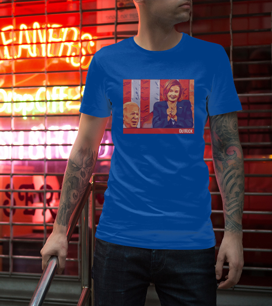 OutKick Creepy Pelosi Patriotic T-Shirt