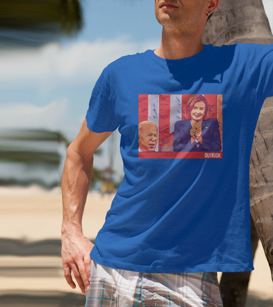 OutKick Creepy Pelosi Patriotic T-Shirt