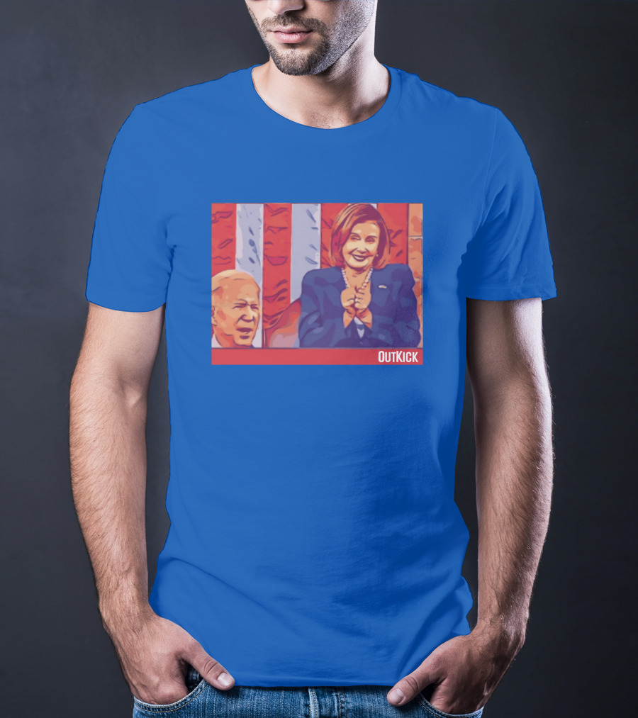 OutKick Creepy Pelosi Patriotic T-Shirt
