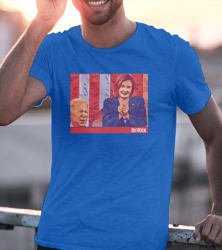 OutKick Creepy Pelosi Patriotic T-Shirt