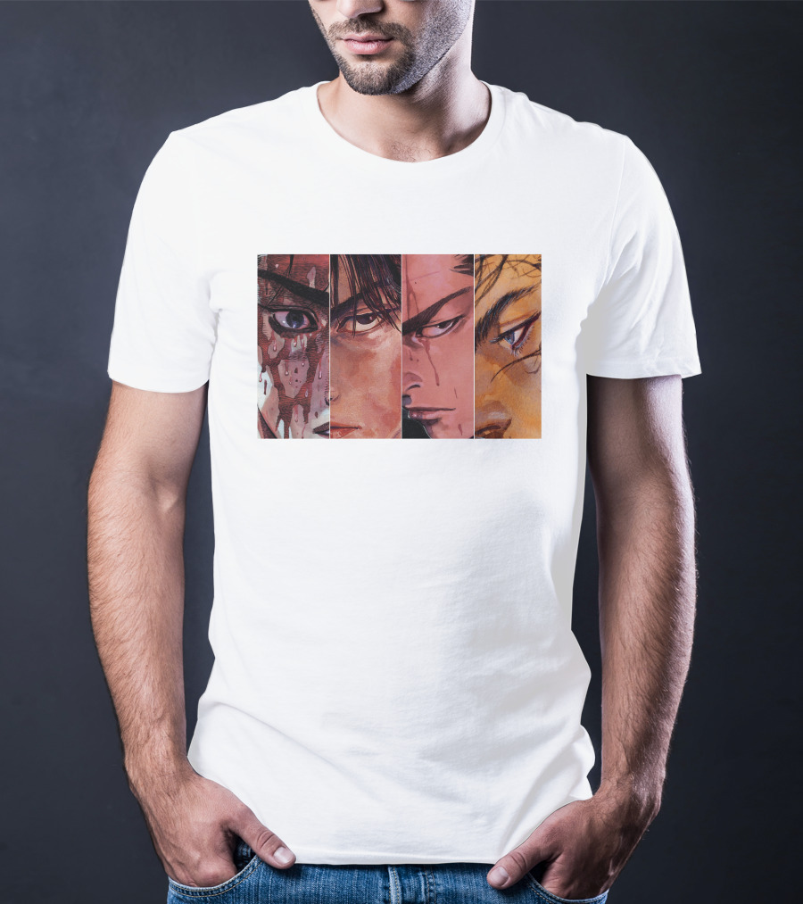 Vagabond Miyamoto Musashi Sasaki Takehiko Inoue Manga T-Shirt