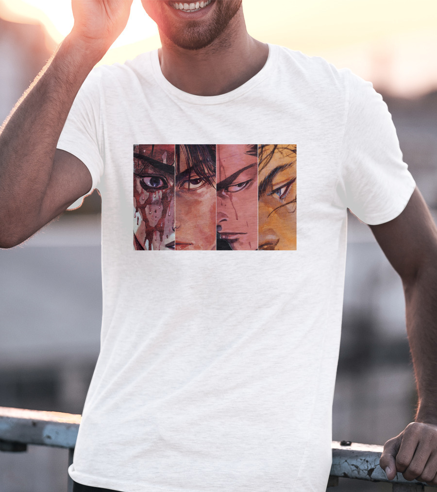 Vagabond Miyamoto Musashi Sasaki Takehiko Inoue Manga T-Shirt