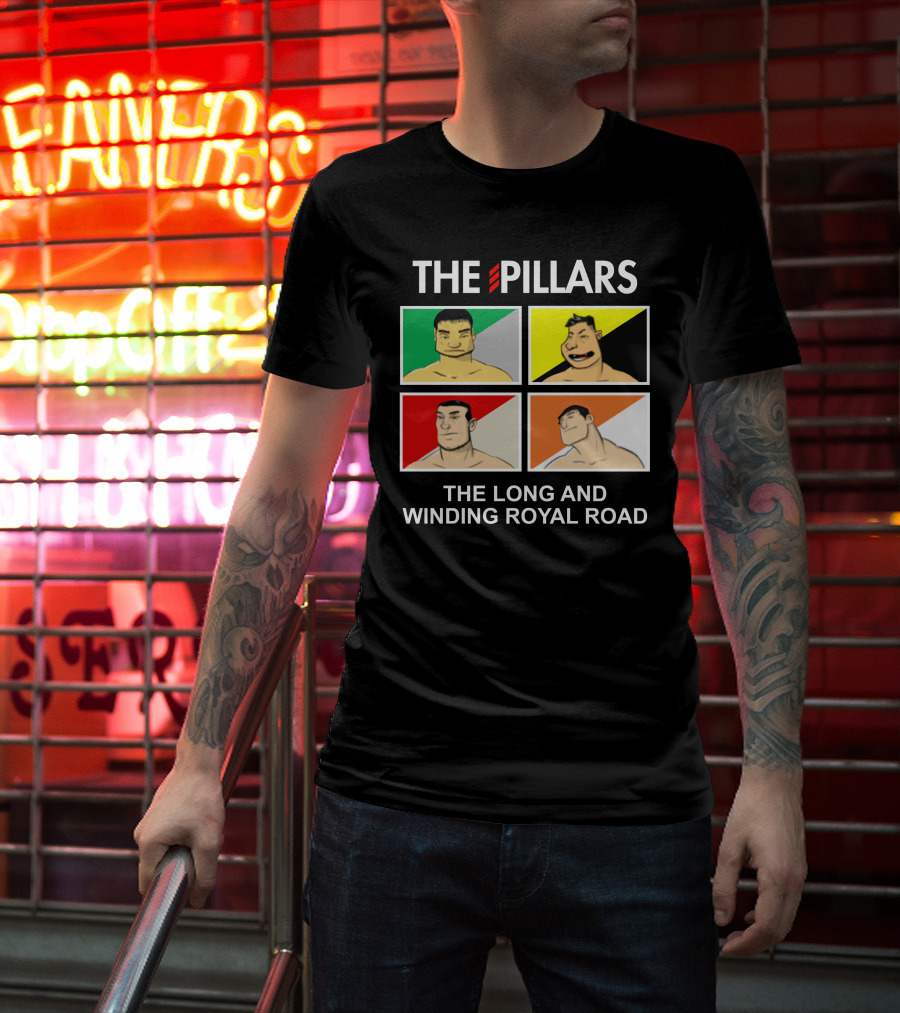 The Pillars The Long And Winding Royal Road Manga Cartoon Characters T-Shirt