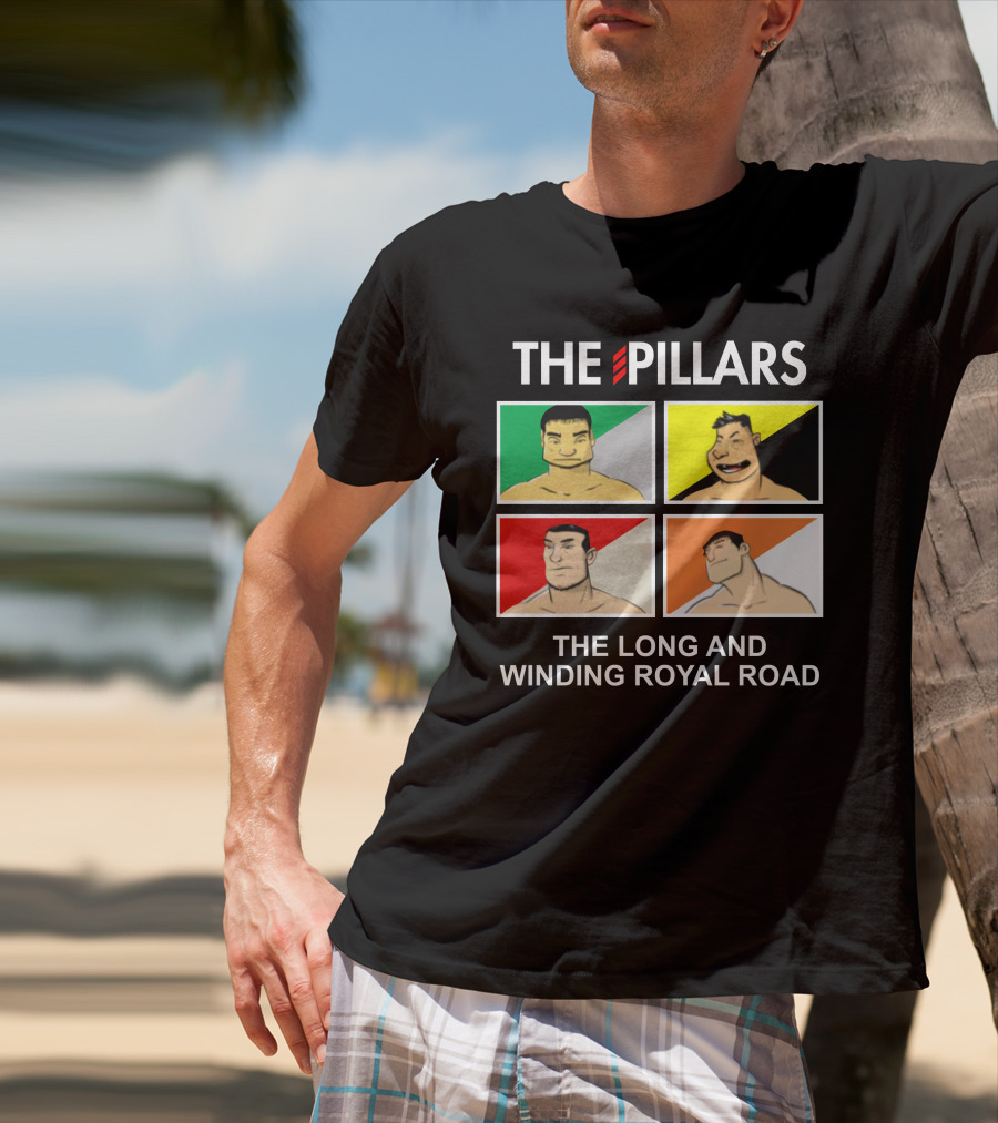 The Pillars The Long And Winding Royal Road Manga Cartoon Characters T-Shirt
